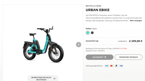 Yamaha BOOSTER eBike